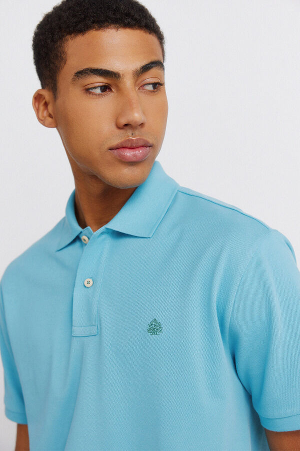 Springfield Polo Springfield b&aacute;sico regular fit azul