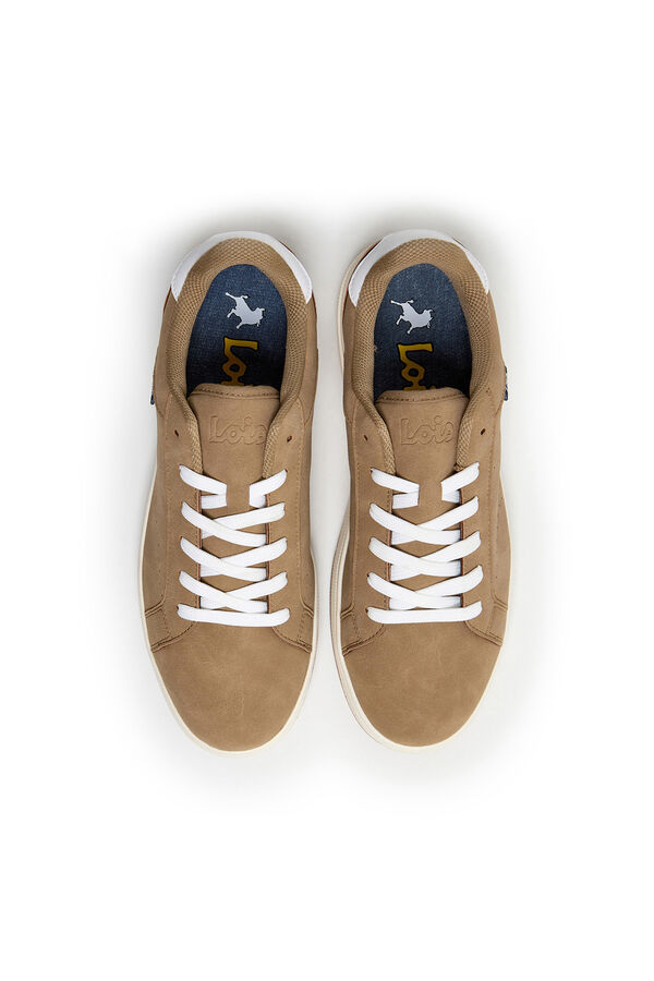 Lois Sapatilha b&aacute;sica de t&eacute;nis para homem cru