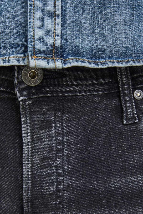 Jack & Jones Jeans Glenn slim fit preto