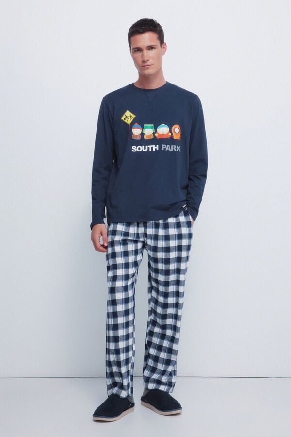 Springfield Pijama Comprido South Park azul