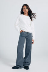Springfield Kids Garota Estrela do Jeans cinzento