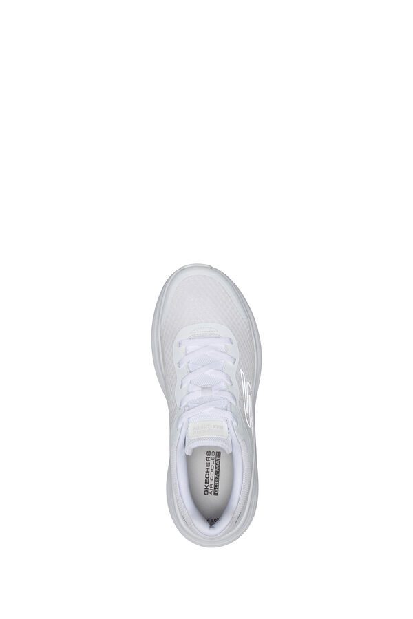 Skechers T&ecirc;nis com amortecimento m&aacute;ximo branco