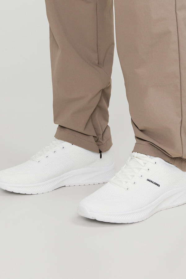 Jack & Jones Tênis de malha lisa branco