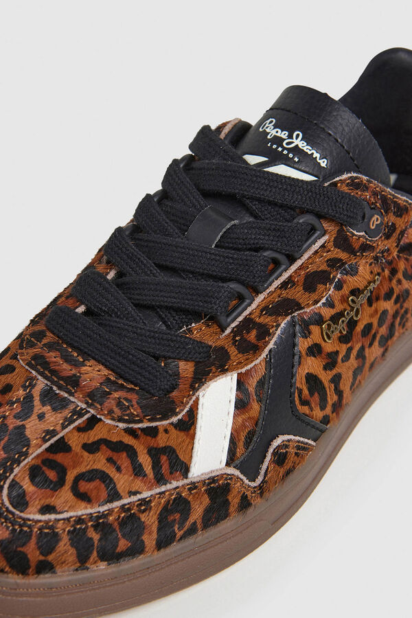 Pepe Jeans Zapatillas Estampado Animal Print marrón