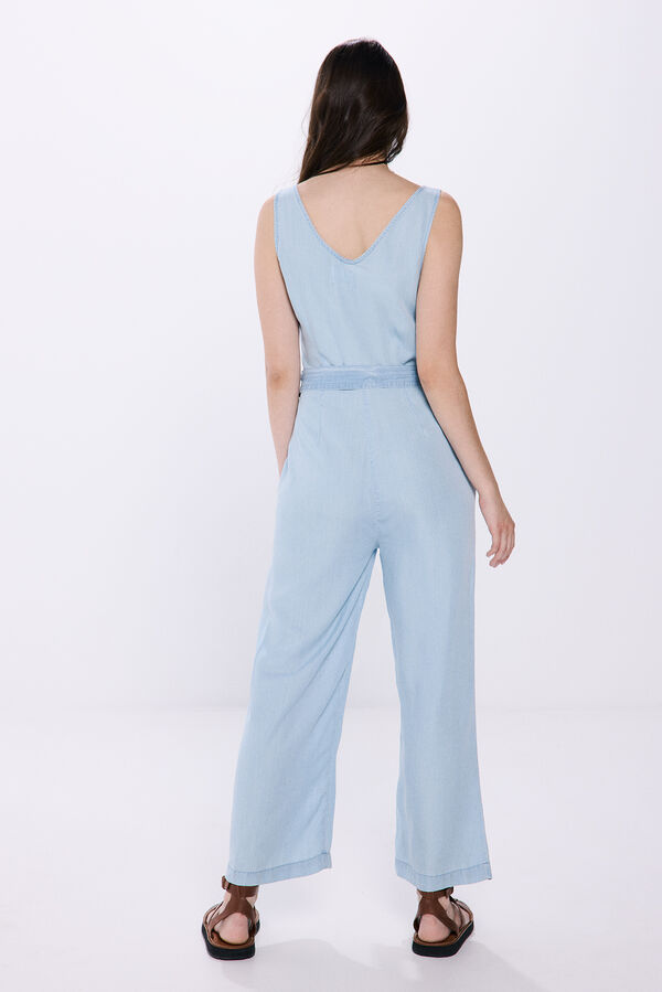 Springfield Tencel strappy jumpsuit blue