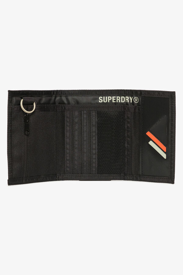 Superdry  Carteira tripla de lona branco