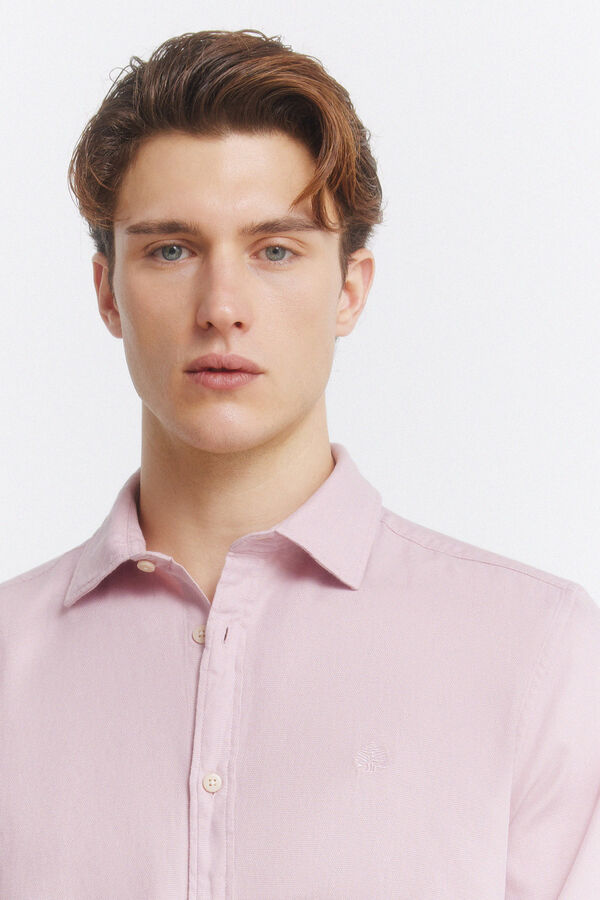 Springfield Camisa estrutura rosa