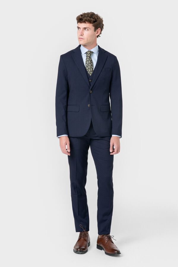 Celopman Cal&ccedil;a de fato olho de perdiz azul