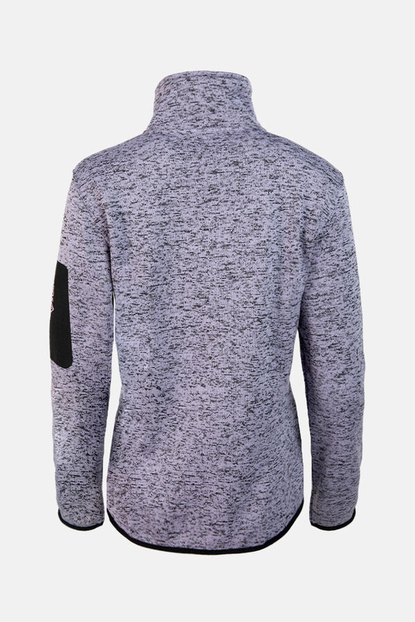 Springfield IZAS jersey-knit fleece jacket purple