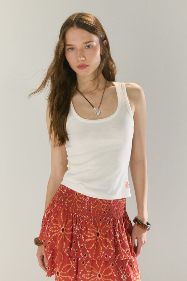 High Spirits Top Essential branco
