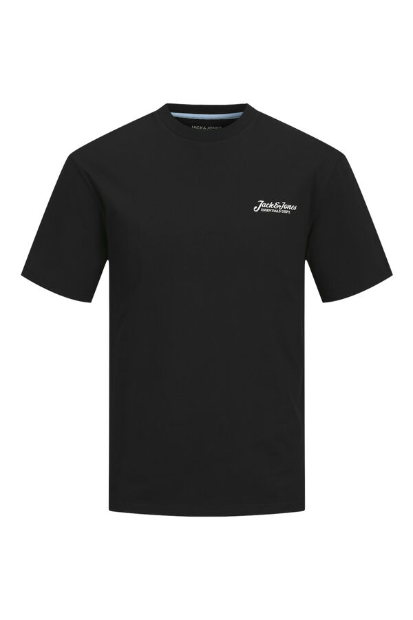 Jack & Jones PLUS Plus size relaxed fit T-shirt black