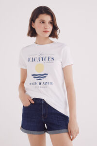 Springfield Camiseta "Vacances Côte d´Azur"