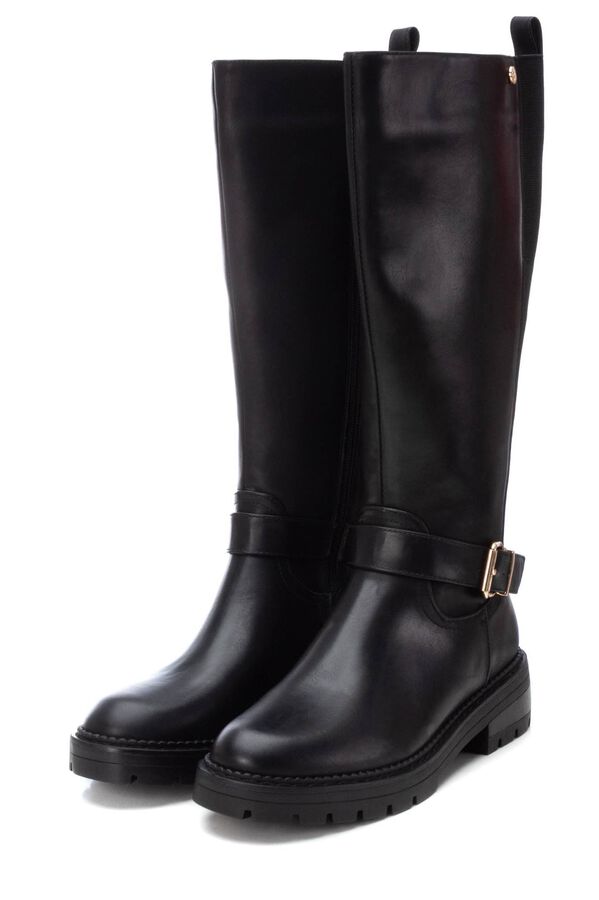 Springfield Biker dress boot with buckle  black