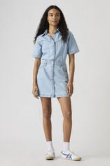 Levi's Vestido curto jeans azul