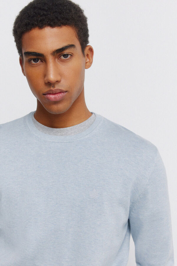 Springfield Camisola b&aacute;sica logo Springfield azul