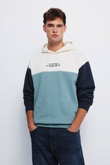 Springfield Sweatshirt para capuz azul