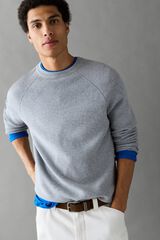 Pepe Jeans Camisola de gola redonda em l&atilde; cinzento