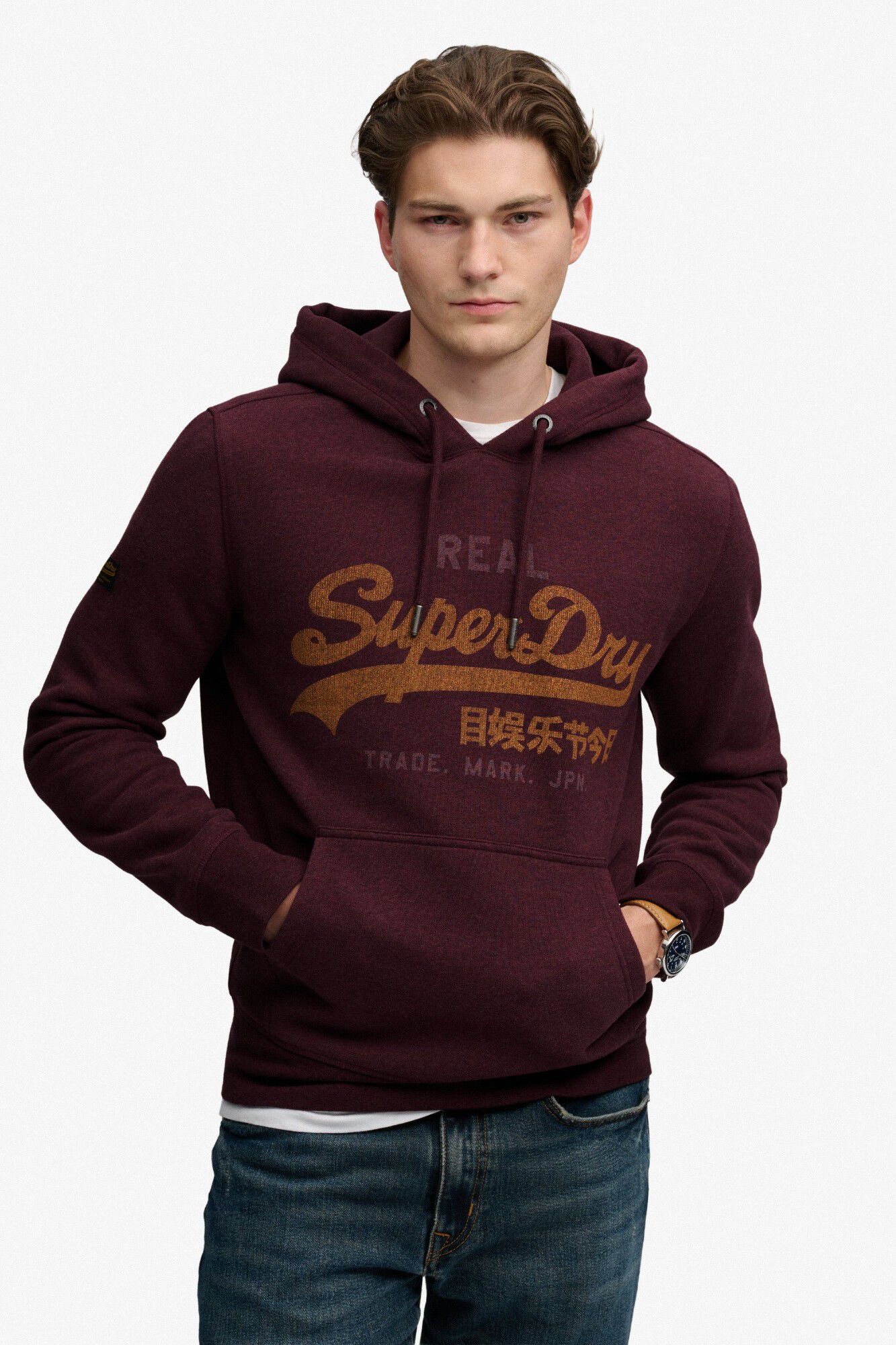 Superdry Sweatshirt com capuz vintage logo