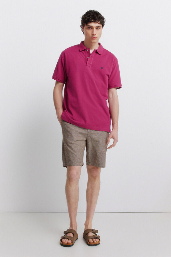 Springfield Polo b&aacute;sico Springfield regular fit vermelho