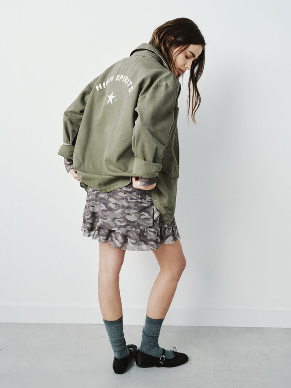 High Spirits Casaco Darling verde