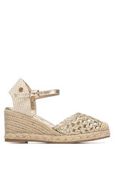 XTI Alpercata Cunha Entran&ccedil;ado Metalizado estampado