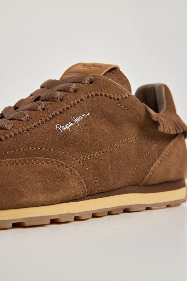 Pepe Jeans Sapatilhas retro castanho