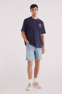 Springfield Bermuda jeans básica slim fit