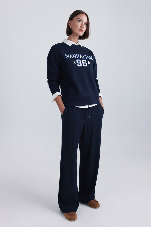 Springfield Sweatshirt "manhathan" azul