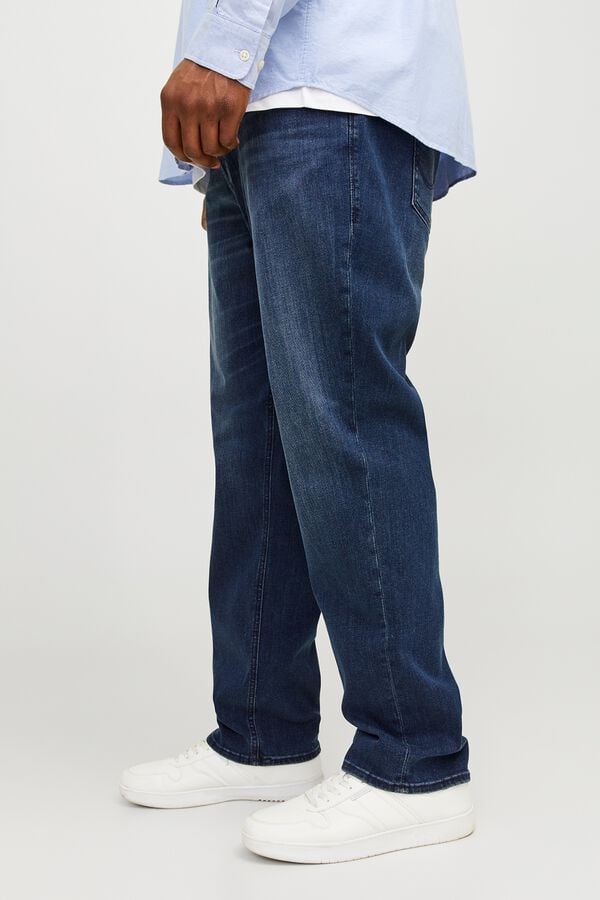 Jack & Jones PLUS Jeans slim cinco bolsos azul