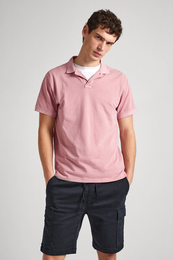 Pepe Jeans Polo Slim Fit Piquet rosa