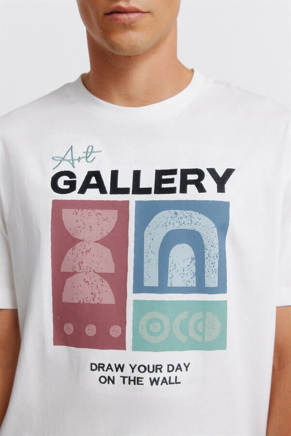 Springfield T-shirt art gallery branco
