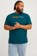 Jack & Jones PLUS T-shirt slim manga curta verde