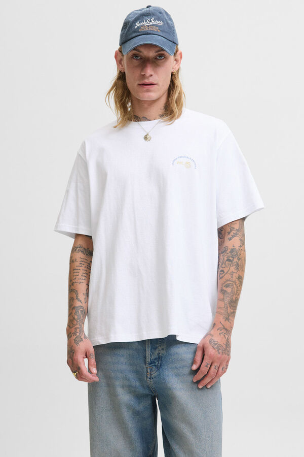 Jack & Jones T-shirt com estampa traseira  branco