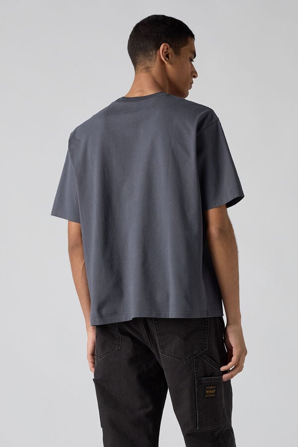 Levi's T-shirt de manga curta com bolso cinzento