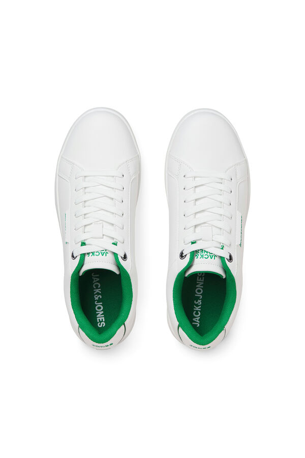 Jack & Jones Tênis masculinos clássicos branco