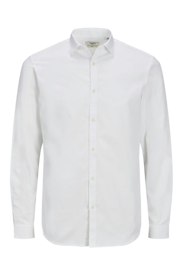 Jack & Jones Camisa clássica slim fit branco