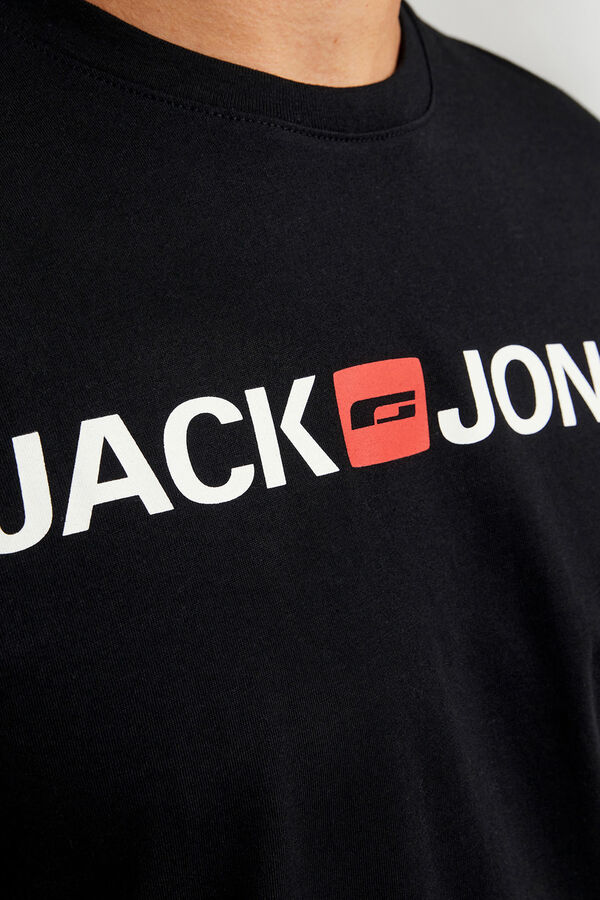 Jack & Jones Short-sleeved logo T-shirt black