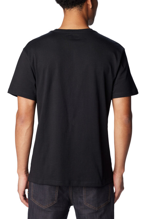 Columbia Camiseta masculina de manga curta de algodão orgânico Basic Logo™ da para homem cinzento