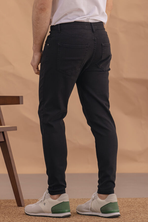 Celopman Calças 5 Bolsos Skinny preto