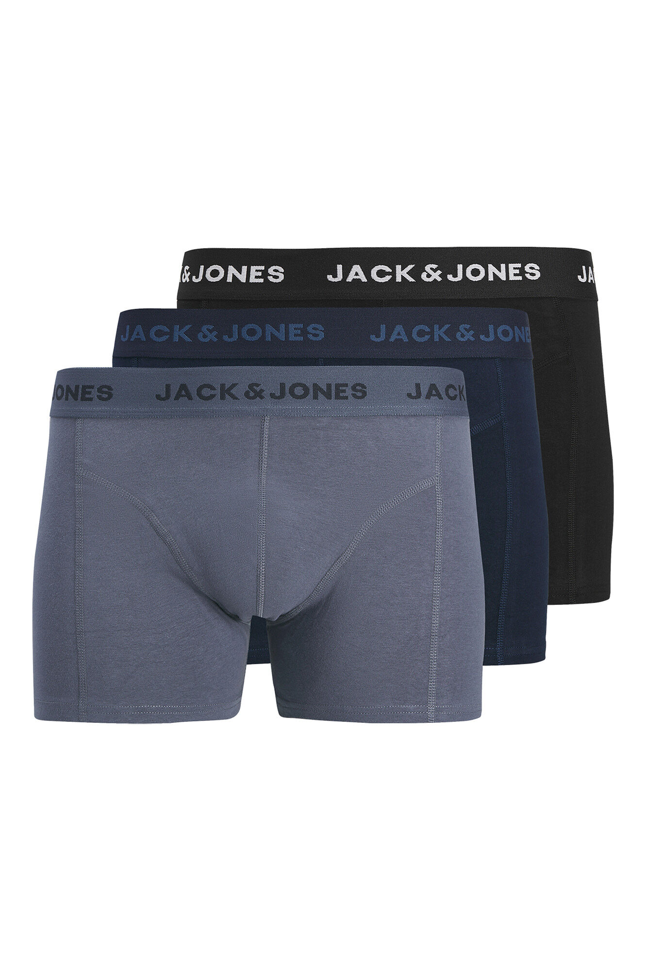 Jack & Jones PLUS Pack 3 boxers b&aacute;sicos