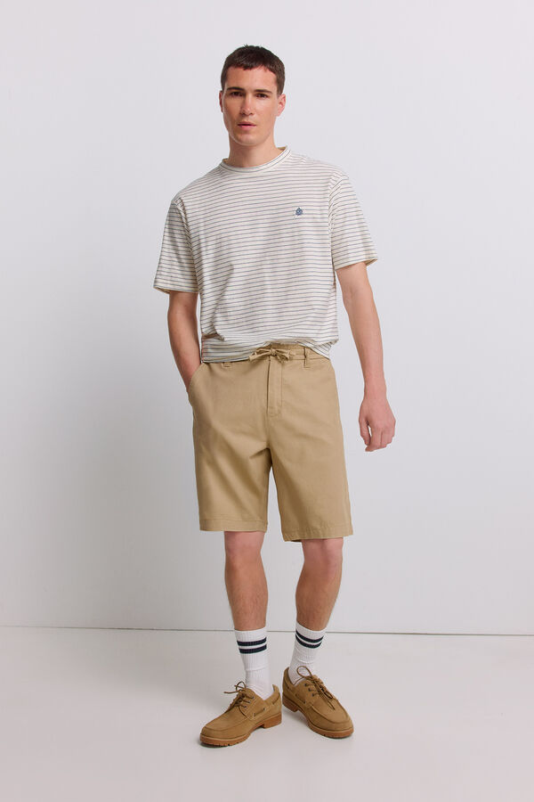 Springfield Bermuda leve relaxed fit bege