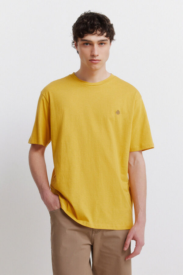 Springfield T-shirt escura estampado