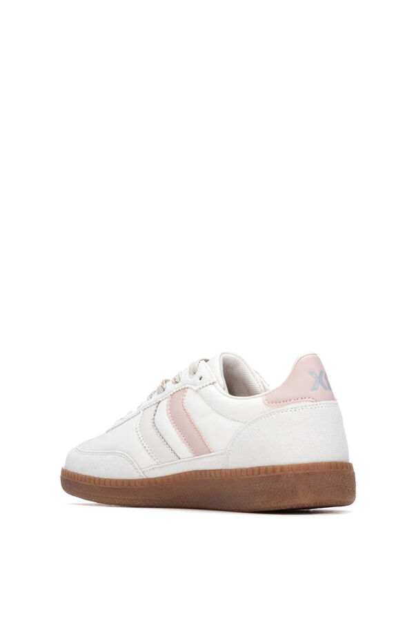 XTI Zapatillas Retro Antelina marfil