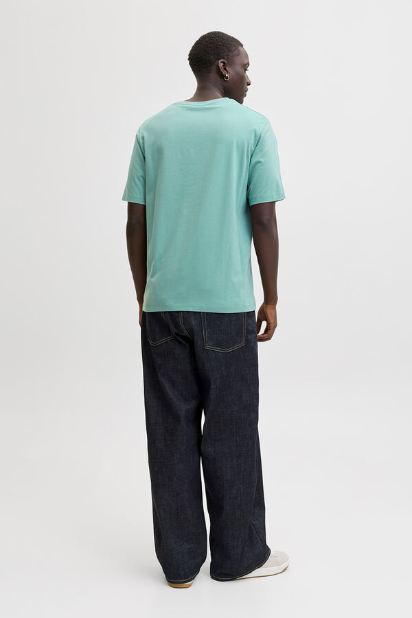 Jack & Jones T-shirt com logo na frente azul