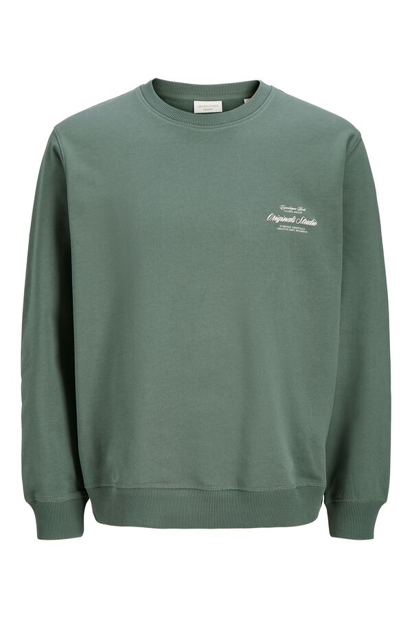 Jack & Jones Sweatshirt gola redonda verde