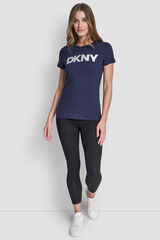 DKNY T-shirt com logo azul