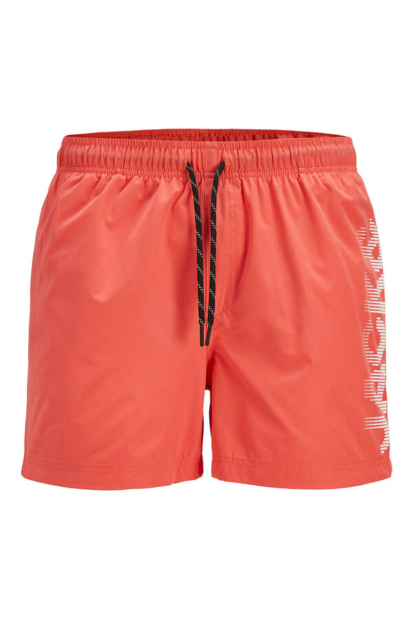 Jack & Jones PLUS Maiô PLUS regular fit rosa