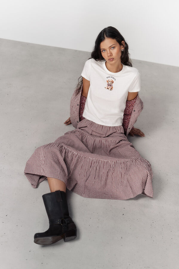 High Spirits Waggy T-shirt grey