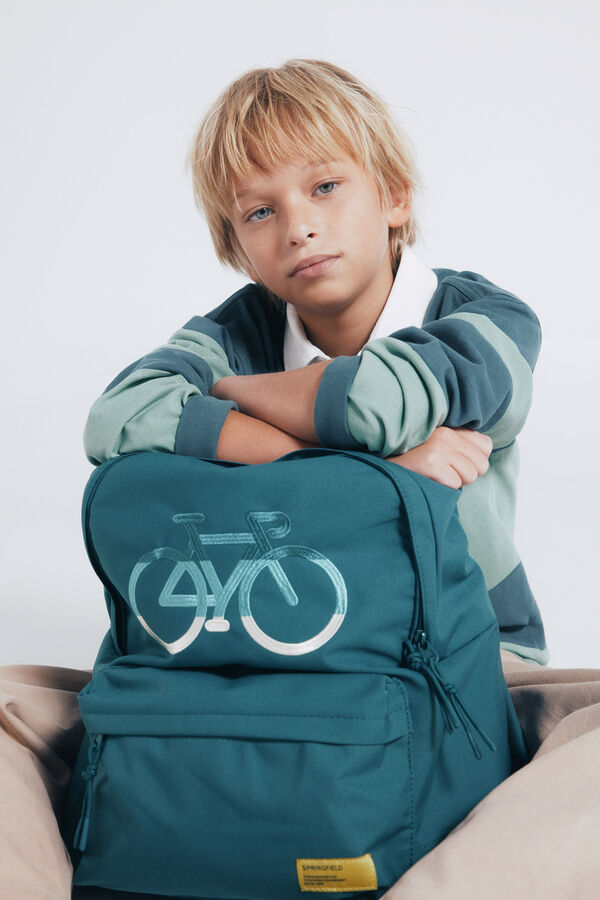Springfield Kids Mochila bici para niño azul