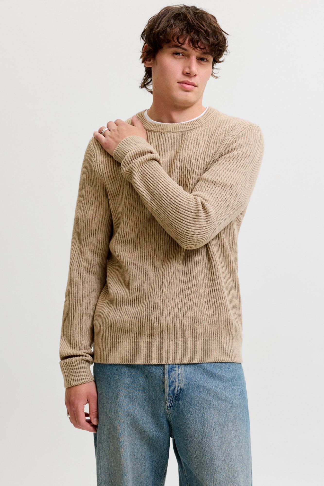 Jack & Jones Camisola regular gola redonda
